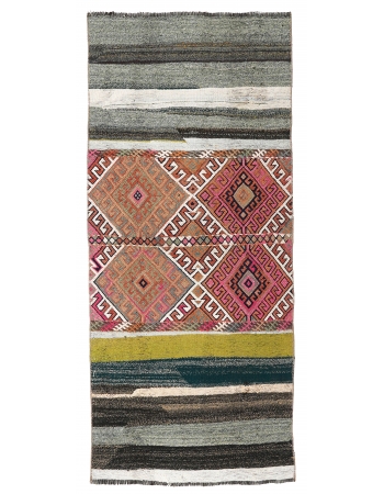 Vintage Decorative Small Kilim Rug - 2`7″ x 5`11″