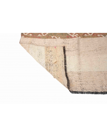 Faded Vintage Decorative Kilim Rug - 3`7″ x 6`5″