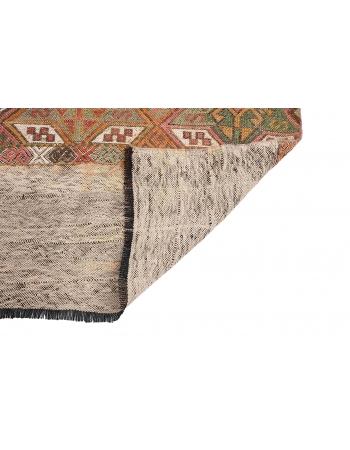 Unique Vintage Decorative Kilim Rug - 3`6″ x 4`6″
