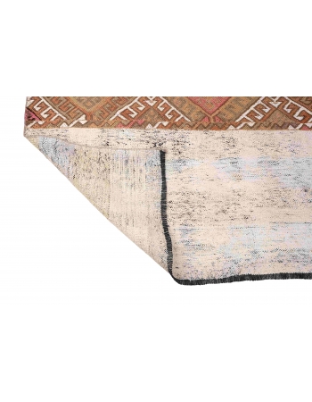 Vintage Small Decorative Kilim Rug - 4`1″ x 5`9″