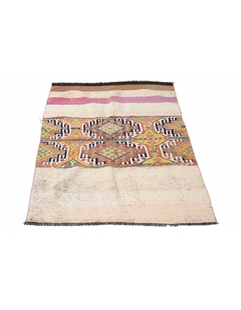 Vintage Unique Decorative Kilim Rug - 2`11″ x 6`1″