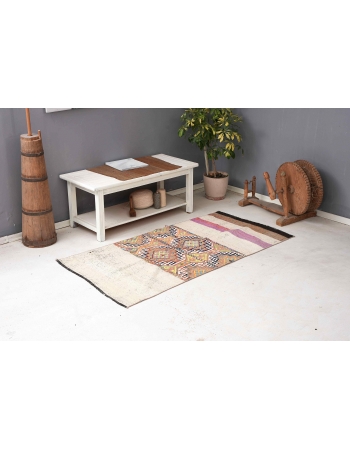Vintage Unique Decorative Kilim Rug - 2`11″ x 6`1″