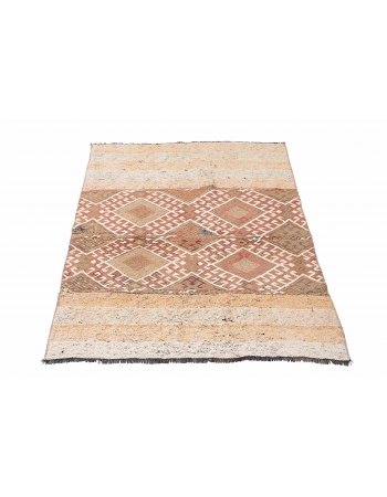Small Unique Decorative Kilim Rug - 3`1″ x 5`3″