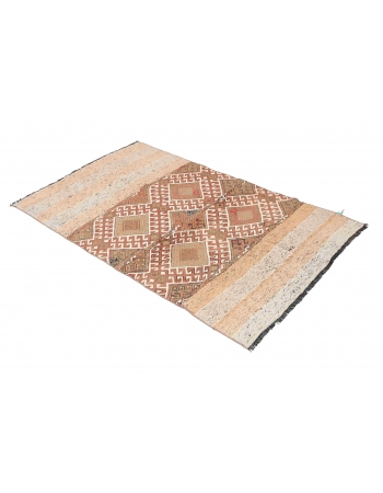 Small Unique Decorative Kilim Rug - 3`1″ x 5`3″