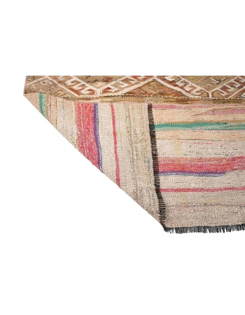 Vintage Turkish Decorative Small Kilim - 3`11″ x 4`9″
