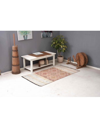 Vintage Decorative Small Kilim Rug - 3`1″ x 5`11″