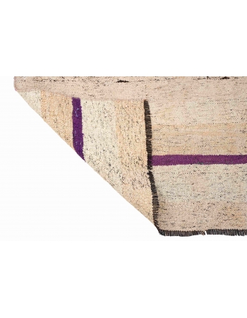 Unique Vintage Decorative Kilim Rug - 3`7″ x 4`11″
