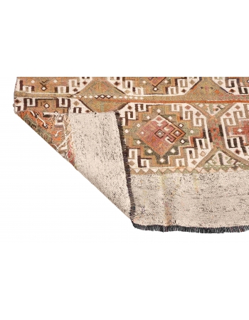 Vintage Washed Out Decorative Rug - 3`11″ x 4`6″