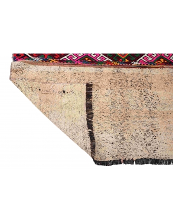 Colorful Vintage Small Kilim Rug - 3`10″ x 5`3″