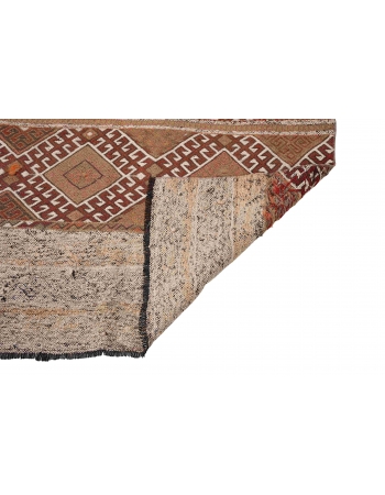 Vintage Turkish Decorative Small Kilim - 3`9″ x 5`0″