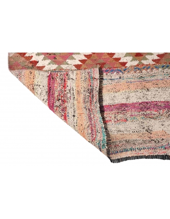 Decorative Vintage Small Kilim Rug - 3`10″ x 4`6″