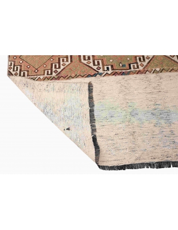Vintage Modern Small Kilim Rug - 4`1″ x 5`3″