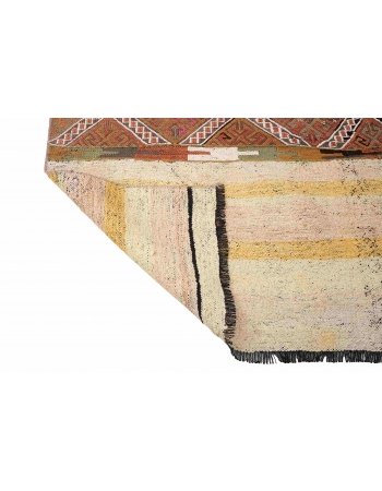 Vintage Decorative Turkish Kilim Rug - 3`2″ x 5`1″
