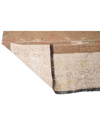 Faded Vintage Decorative Kilim Rug - 4`1″ x 5`1″