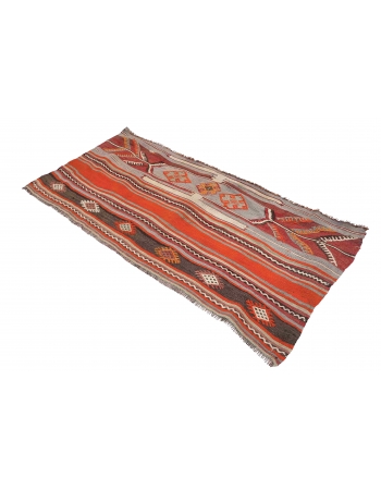 Small Vintage Kilim Rug - 2`6″ x 5`6″