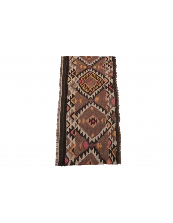 Mini Vintage Kars Kilim Rug - 1`4″ x 3`0″