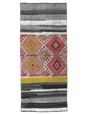 Vintage Decorative Small Kilim Rug - 2`7″ x 5`11″