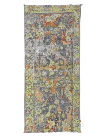 Vintage Mini Rug Fragment - 1`2″ x 2`8″