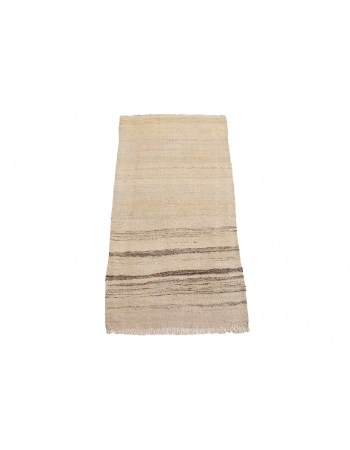 Vintage Mini Modern Kilim Rug - 1`10″ x 3`8″