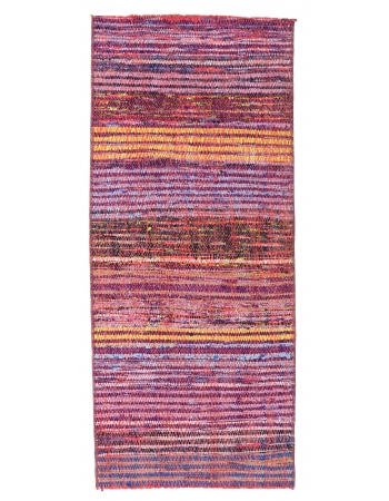 Purple Mini Vintage Kilim Rug - 1`5″ x 3`3″