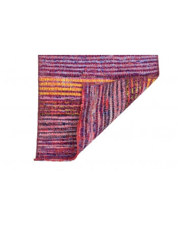 Purple Mini Vintage Kilim Rug - 1`5″ x 3`3″