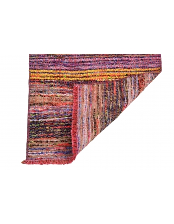 Vintage Mini Purple Kilim Rug - 1`7″ x 3`10″