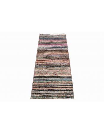 Striped Vintage Mini Kilim Rug - 1`8″ x 3`8″