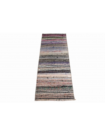 Decorative Vintage Mini Rag Rug - 1`7″ x 4`2″