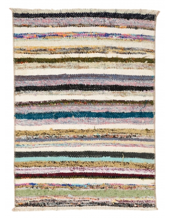 Mini Vintage Decorative Rag Rug - 1`9″ x 2`6″