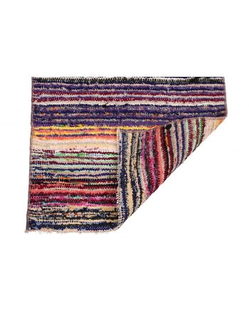 Striped Vintage Mini Kilim Rug - 1`8″ x 3`2″