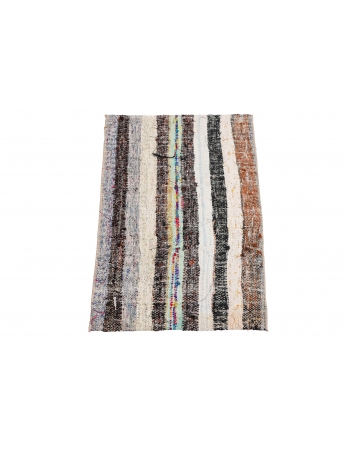 Striped Vintage Mini Kilim Rug - 1`8″ x 3`0″
