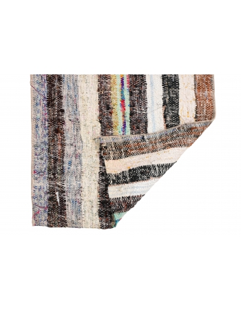 Striped Vintage Mini Kilim Rug - 1`8″ x 3`0″