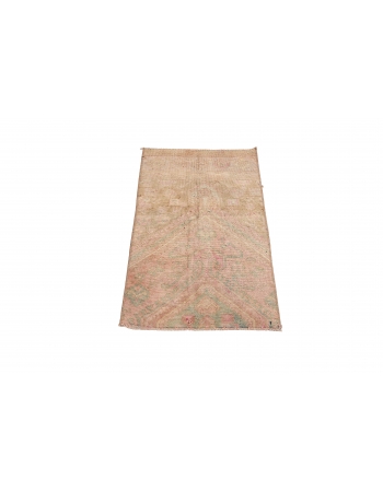 Mini Vintage Washed Out Rug Fragment - 1`8″ x 2`9″