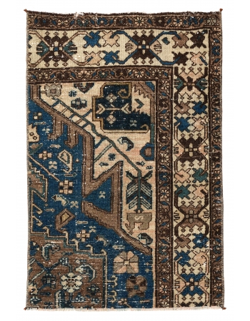 Mini Antique Decorative Rug Fragment - 2`0″ x 3`0″