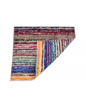 Striped Vintage Mini Kilim Rug - 1`8″ x 3`3″
