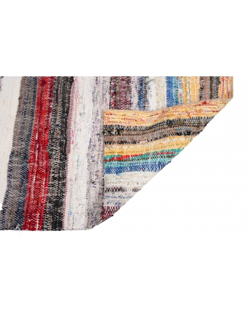 Striped Vintage Mini Kilim Rug - 2`6″ x 2`9″
