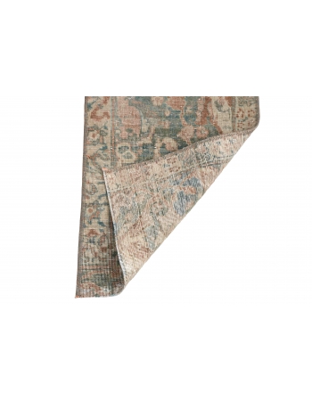 Distressed Antique Rug Fragment - 1`2″ x 2`11″