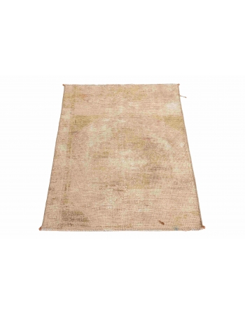 Washed Out Mini Rug Fragment - 2`2″ x 2`11″