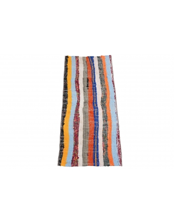 Striped Vintage Mini Kilim Rug - 1`5″ x 3`11″