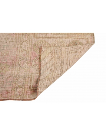 Vintage Washed Out Rug Fragment - 2`6″ x 3`7″