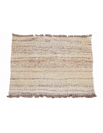 Mini Natural Wool Kilim Rug - 1`8″ x 1`10″