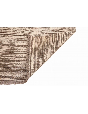 Natural Mini Wool Kilim Rug - 1`9″ x 1`9″