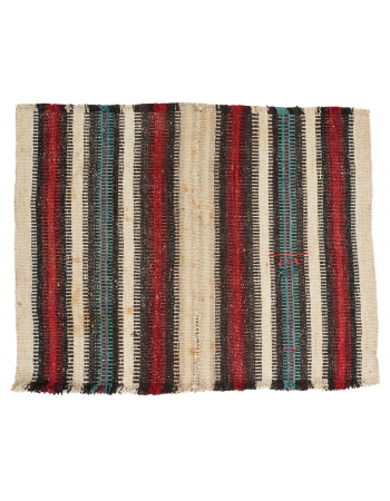 Striped Mini Vintage Kilim Rug - 2`4″ x 2`10″