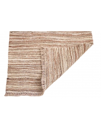 Natural Mini Wool Kilim Rug - 2`0″ x 3`6″