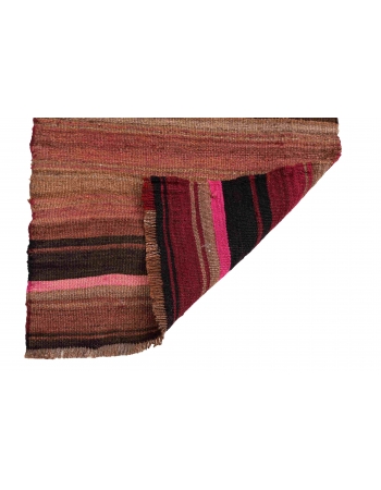 Mini Vintage Striped Kilim Rug - 1`9″ x 3`2″