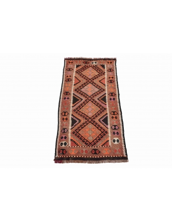 Decorative Mini Vintage Kilim Rug - 1`8″ x 3`5″