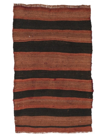 Striped Vintage Mini Kilim Rug - 1`10″ x 2`9″