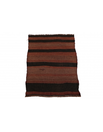 Mini Vintage Striped Kilim Rug - 1`9″ x 2`8″