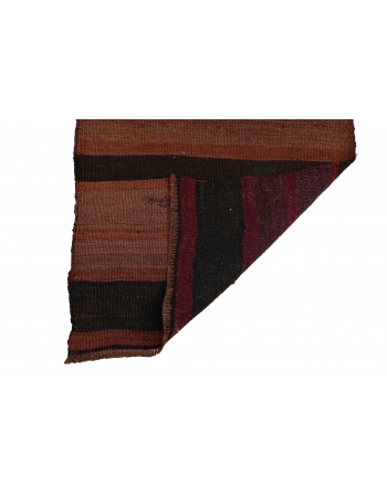 Mini Vintage Striped Kilim Rug - 1`9″ x 2`8″