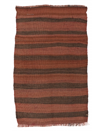 Rust & Brown Mini Kilim Rug - 1`8″ x 2`10″